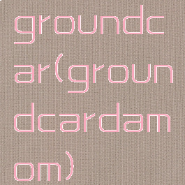 groundcar(groundcardamom)