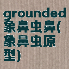 grounded象鼻虫鼻(象鼻虫原型)