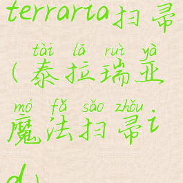 terraria扫帚(泰拉瑞亚魔法扫帚id)